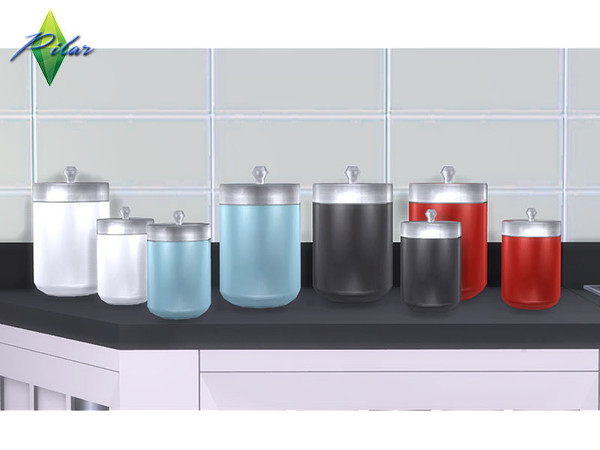 Sims 4 —  Sassi Deco Jar by Pilar — classic kitchen