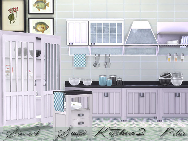 Sims 4 — Kirchen Sassi 2 by Pilar — classic kitchen