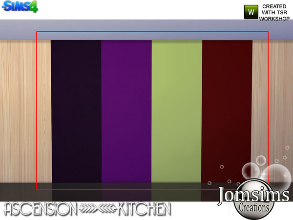 Sims 4 — modern ascension walls by jomsims — modern ascension walls