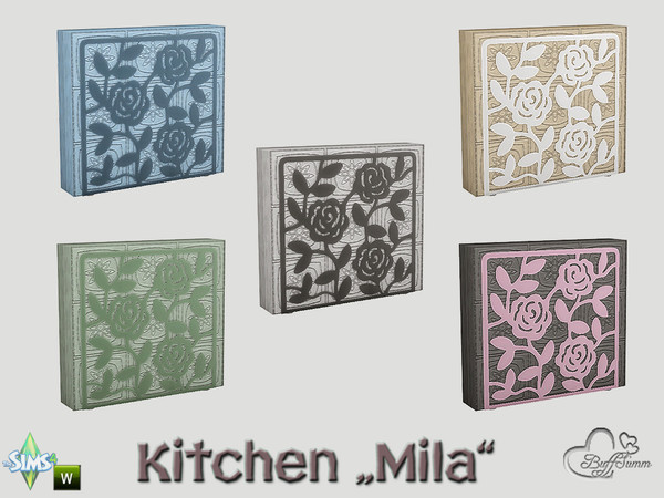 Sims 4 — Kitchen Clutter Mila Napkin Holder by BuffSumm — Part of the *Kitchen Clutter Mila* Created by BuffSumm @ TSR