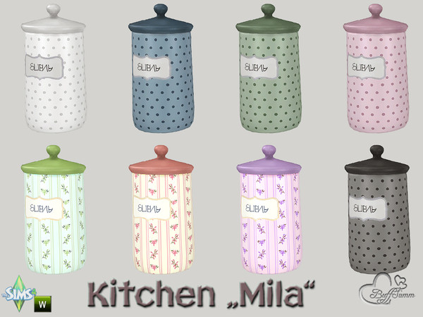 Sims 4 — Kitchen Clutter Mila Jar by BuffSumm — Part of the *Kitchen Clutter Mila* Created by BuffSumm @ TSR ***TSRAA***