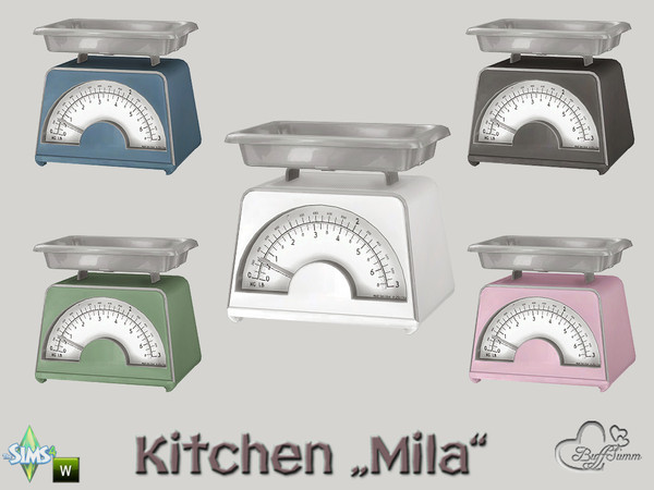 Sims 4 — Kitchen Clutter Mila Scale by BuffSumm — Part of the *Kitchen Clutter Mila* Created by BuffSumm @ TSR