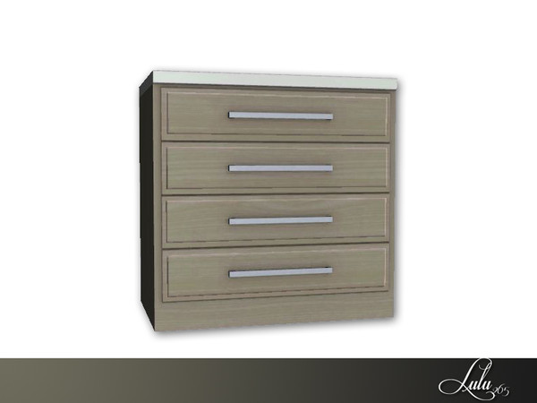 Sims 3 — Kitchen Expressions Counter 4 Drawers by Lulu265 — Part of the Kitchen Expressions Set Fully CAStable