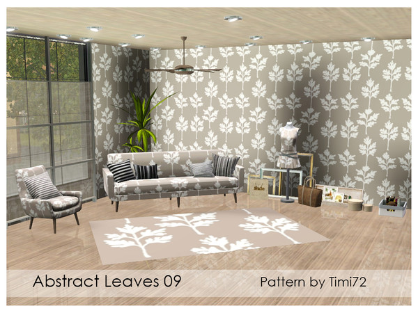 Sims 3 — Abstract Leaves 09 by timi722 — Abstract pattern with leaves. 