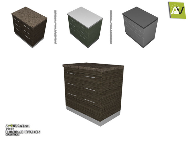 Sims 4 — Euroface Counter III by ArtVitalex — - Euroface Counter III - ArtVitalex@TSR, Jun 2016