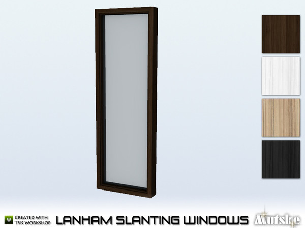 Sims 4 — Lanham Window Tall Full 1x1 by Mutske — This window is part of the Lanham construtionset and is matching with