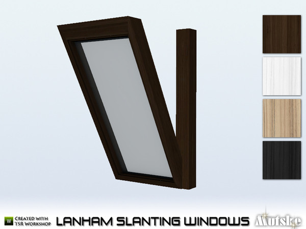 Sims 4 — Lanham Window Counter Slanting Left 1x1 by Mutske — This window is part of the Lanham construtionset and is