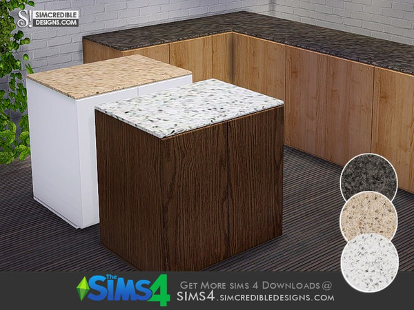 Sims 4 — Nature In counter by SIMcredible! — by SIMcredibledesigns.com available at TSR __________________ * 3 colors