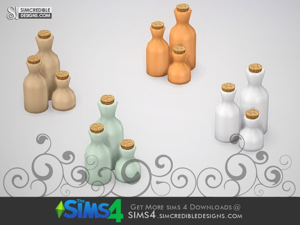 Sims 4 — Nature In 3 jars by SIMcredible! — by SIMcredibledesigns.com available at TSR __________________ * 5 colors