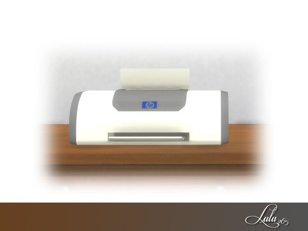 Sims 4 — Porter Home Office Decor Printer  by Lulu265 — Part of the Porter Home Office Set 
