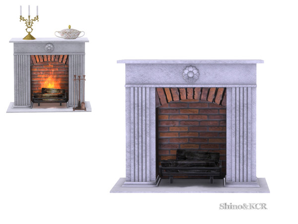 Sims 4 — French Quarter  - Fireplace by ShinoKCR — Furniture in French Quarter Style