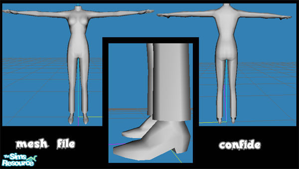 Sims 2 — Touch - New Mesh by confide — Mesh file. I hope you'll like it :)