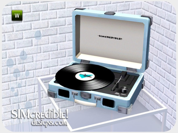 Sims 3 — Worry Less Stereo (Turntable) by SIMcredible! — by SIMcredibledesigns.com available at TSR