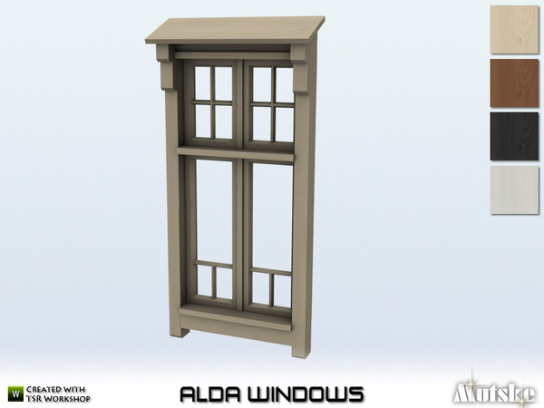 Sims 4 — Alda Window Counter 1x1 by Mutske — This window is part of the Alda Constructionset. Made by Mutske. 