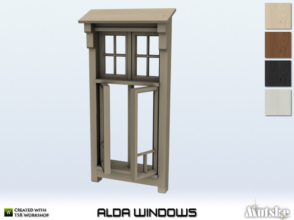 Sims 4 — Alda Window Counter Open 1x1 by Mutske — This window is part of the Alda Constructionset. Made by Mutske. 