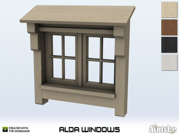 Sims 4 — Alda Window Privat 2x1 Single by Mutske — This window is part of the Alda Constructionset. Made by Mutske. 