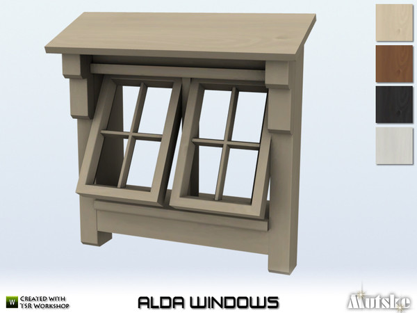 Sims 4 — Alda Window Privat Open 1x1 by Mutske — This window is part of the Alda Constructionset. Made by Mutske. 