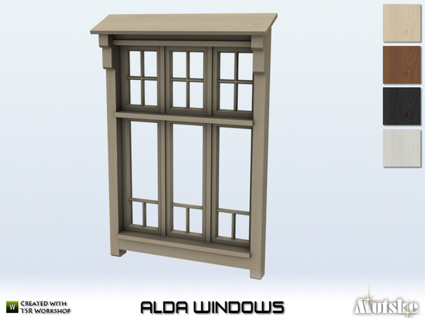 Sims 4 — Alda Window Counter 3 2x1 by Mutske — This window is part of the Alda Constructionset. Made by Mutske. 