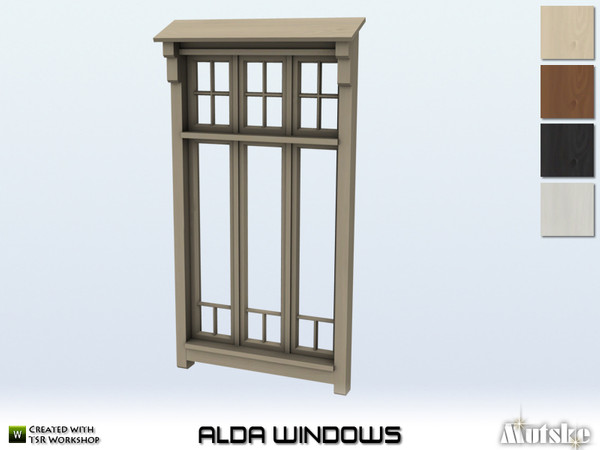 Sims 4 — Alda Window Middle 3 2x1 by Mutske — This window is part of the Alda Constructionset. Made by Mutske. 