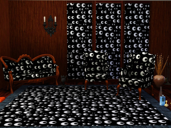 Sims 3 — HPII-Eyes in the Dark by allison731 — Halloween pattern with eyes in the dark. Channels: 2 Category: Themed 