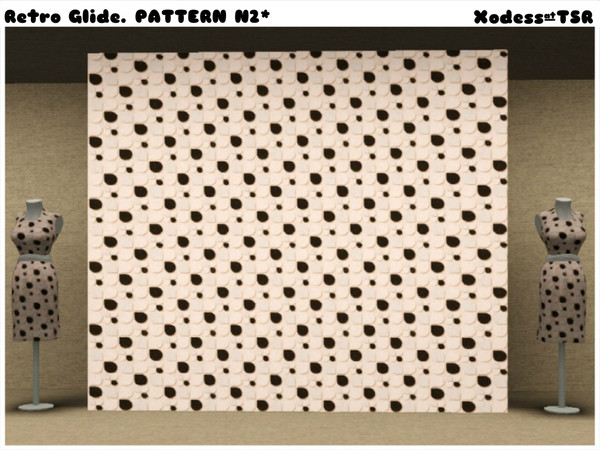 Sims 3 — Dess+Retro Glide. PATTERN N2* by Xodess — This creation is part of my - RETRO GLIDE - set. It can be found under