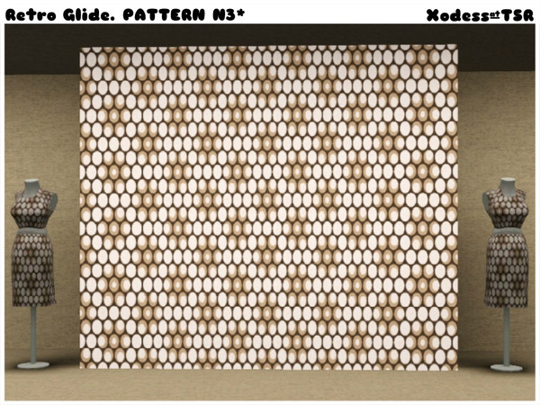 Sims 3 — Dess+Retro Glide. PATTERN N3* by Xodess — This creation is part of my - RETRO GLIDE - set. It can be found under