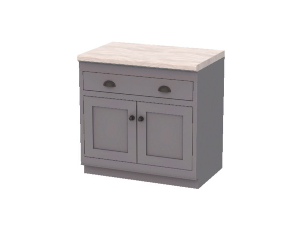 Sims 3 — Contemporary Shaker Kitchen - Counter by pyszny16 — pyszny@ 2016 Please don't clone my meshes!