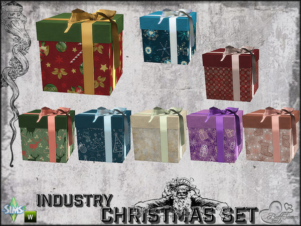 Sims 4 — X-Mas Industry Present v6 by BuffSumm — Part of the *Industry Series*