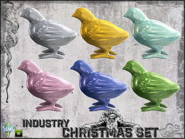 Sims 4 — X-Mas Industry Bird by BuffSumm — Part of the *Industry Series*