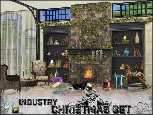 Sims 4 — Industry X-Mas Set by BuffSumm — I wish all of you a wonderfull Christmas Time and a Merry Christmas!!!! This
