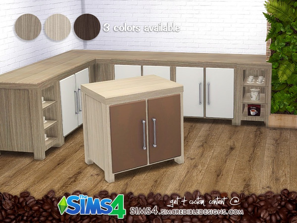 Sims 4 — cafeteria counter by SIMcredible! — by SIMcredibledesigns.com available at TSR __________________ * 3 colors
