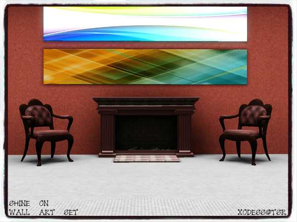 Sims 3 — Dess_Shine On. POSTER SET* by Xodess — This set consists of two single files, each with their own painting. How