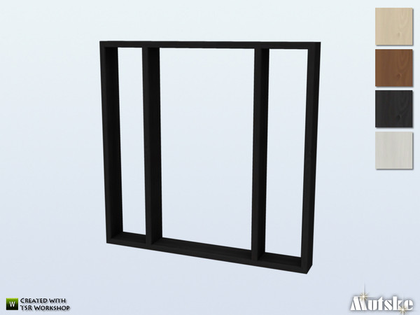 Sims 4 — Cedar Window Counter 2x1 by Mutske — This window is part of the Cedar Constructionset. Made by Mutske. 