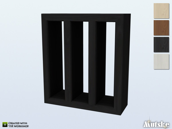 Sims 4 — Cedar Window Privat 1x1 by Mutske — This window is part of the Cedar Constructionset. Made by Mutske. 