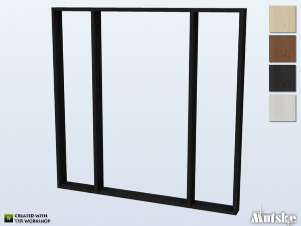Sims 4 — Cedar Window Tall 3x1 by Mutske — This window is part of the Cedar Constructionset. Made by Mutske. 