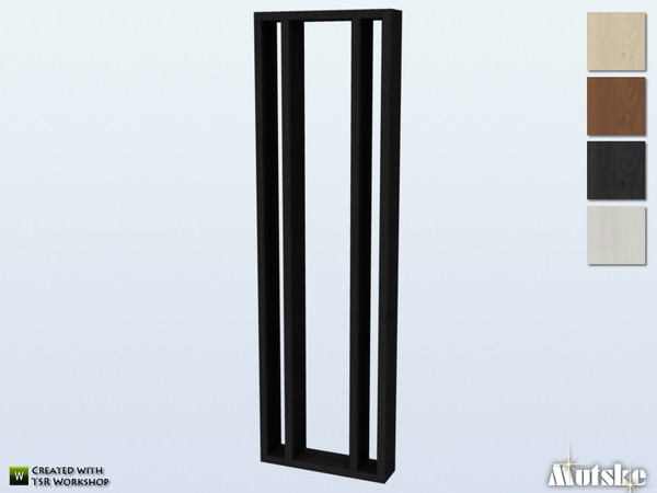Sims 4 — Cedar Window Tall A 1x1 by Mutske — This window is part of the Cedar Constructionset. Made by Mutske. 