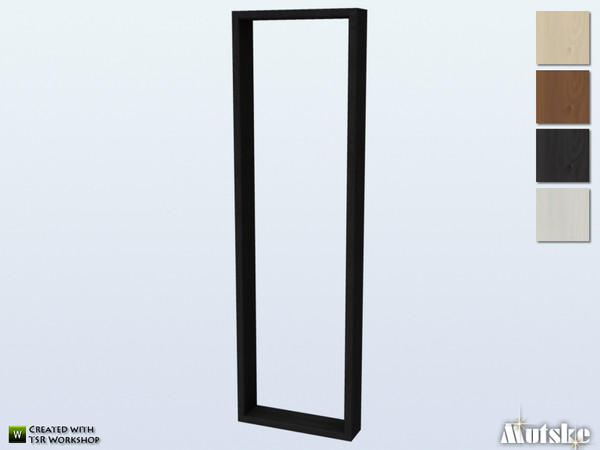 Sims 4 — Cedar Window Tall B 1x1 by Mutske — This window is part of the Cedar Constructionset. Made by Mutske. 