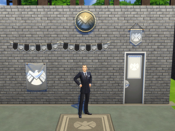 Sims 4 — Marvel's SHIELD Set Club Items by filo40002 — Strategic Homeland Intervention, Enforcement and Logistics