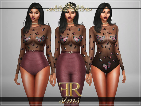 Sims 4 — Flutter Jumpsuit by FashionRoyaltySims — 