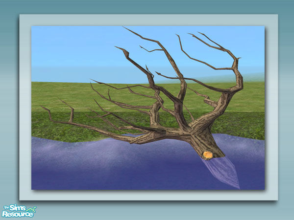 Sims 2 — Dead Tree - Recol 01 by Shakeshaft — Part of a set of plants and decorations to bring your ponds to life, all