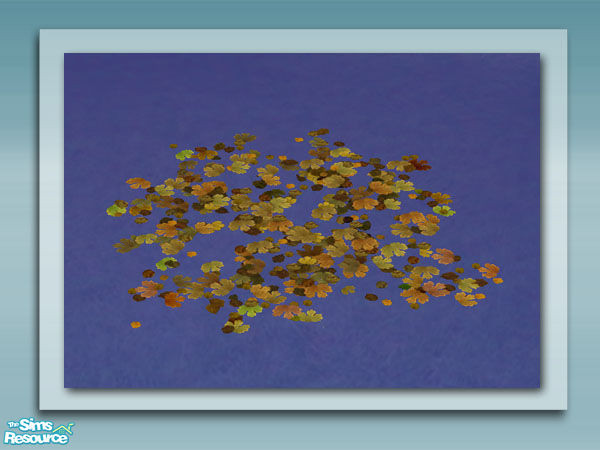 Sims 2 — Leaf Cover - Mesh by Shakeshaft — Part of a set of plants and decorations to bring your ponds to life, all