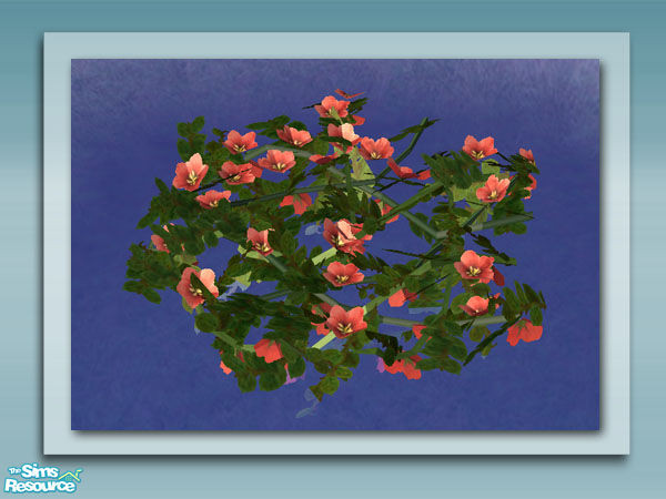 Sims 2 — Flowering Vine - Red by Shakeshaft — Part of a set of plants and decorations to bring your ponds to life, all