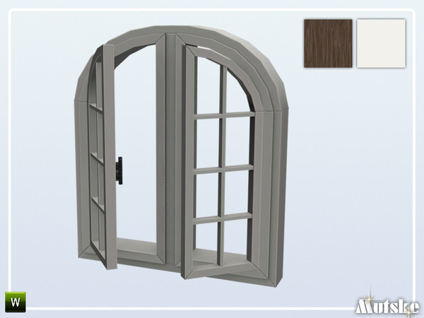 Sims 4 — Hunt Window Open by Mutske — Part of the Hunt Livingroom. Window with slots. Made by Mutske. 