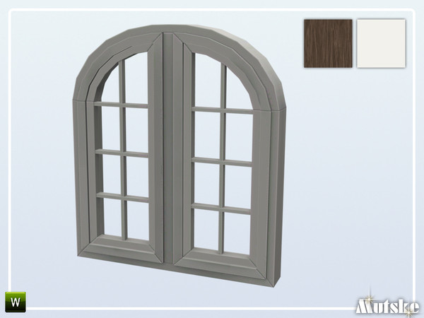 Sims 4 — Hunt Window Closed by Mutske — Part of the Hunt Livingroom. Window with slots. Made by Mutske. 