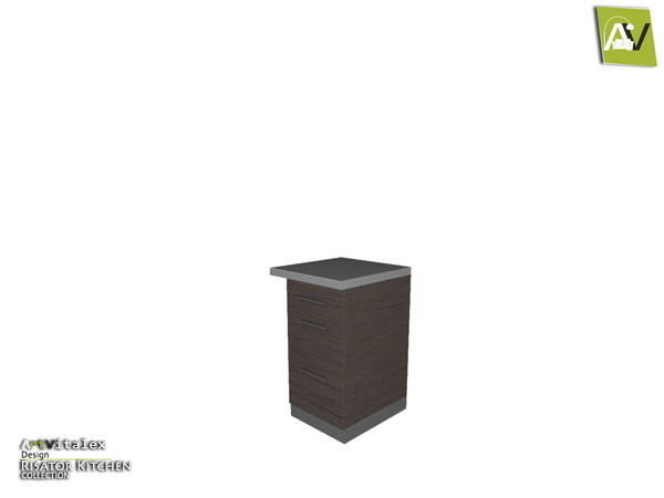 Sims 3 — Risator Left Counter by ArtVitalex — - Risator Left Counter - ArtVitalex@TSR, Oct 2015