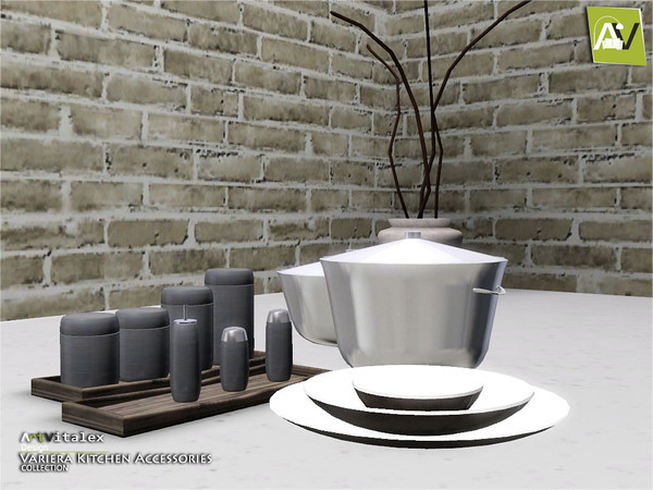 Sims 3 — Variera Kitchen Accessories by ArtVitalex — - Variera Kitchen Accessories - ArtVitalex@TSR, Oct 2015 - All