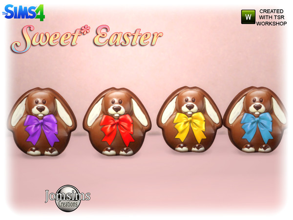 Sims 4 — sweet easter chocolat bunny 1 by jomsims — sweet easter chocolat bunny 1