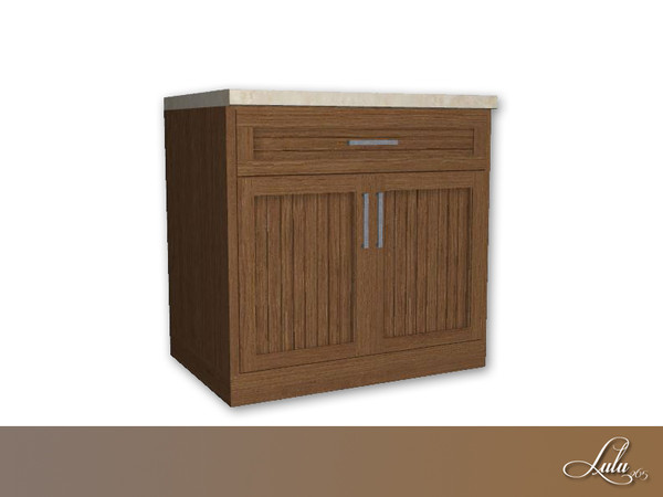 Sims 4 — Sheffield Kitchen Counter by Lulu265 — Part of the Sheffield Kitchen Set 3 colour options 