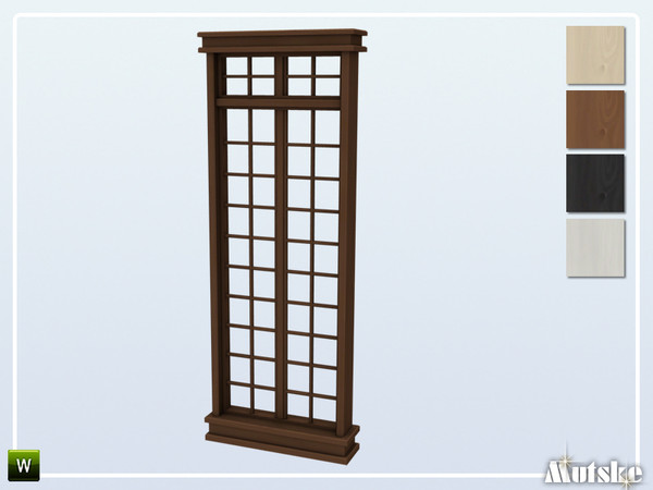 Sims 4 — Matrix Window Tall 1x1 by Mutske — This window is part of the Matrix Constructionset. Made by Mutske@TSR. 