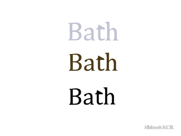 Sims 4 — Bathroom Baker - Walldecal  by ShinoKCR — Contemporary Furniture Set for a Bathroom inspired by the Designer